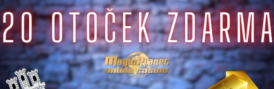 Získej 200 Kč ve free spinech od Magic Planet casina!