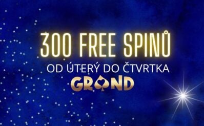 Získej otočky zdarma od Grandwin casina od Úterý do Čtvrtka!