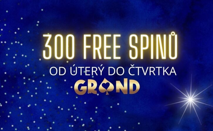 Získej otočky zdarma od Grandwin casina od Úterý do Čtvrtka!