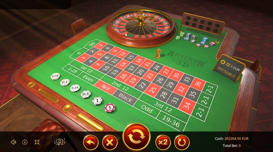 Ruleta Americká ruleta 3D Evoplay (EvoPlay)