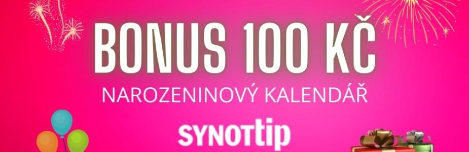 Bonus 100 Kč od Synottipu