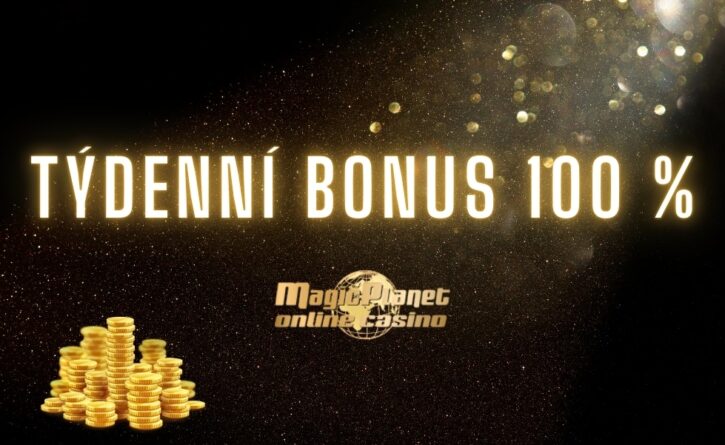 Týdenní bonus 100 % od Magic planet