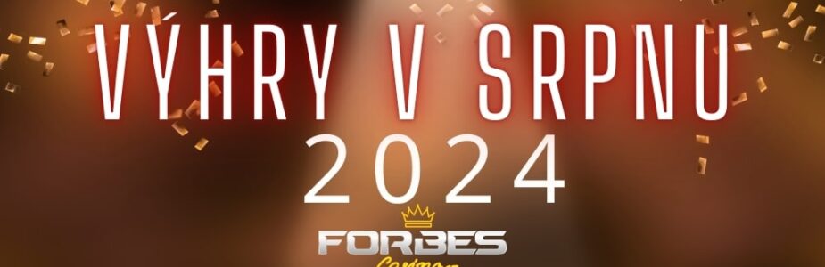 Výhry u Forbes casina za srpen 2024