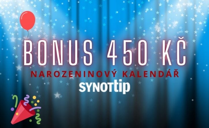 Bonus 450 Kč od Synottipu