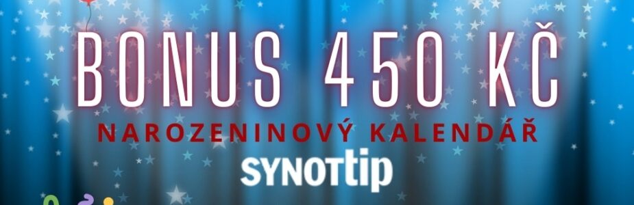 Bonus 450 Kč od Synottipu