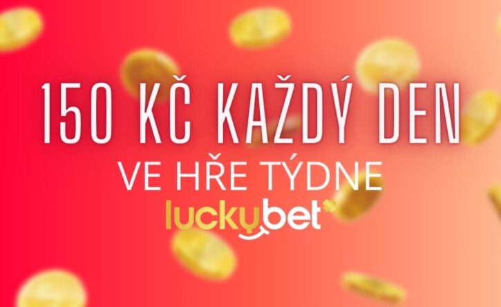 150 Kč od LuckyBetu