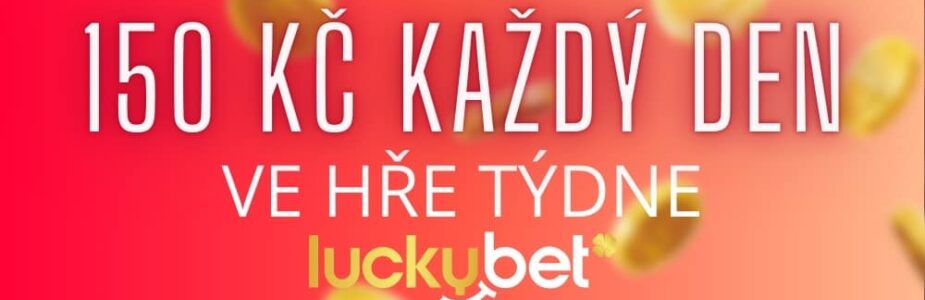 150 Kč od LuckyBetu