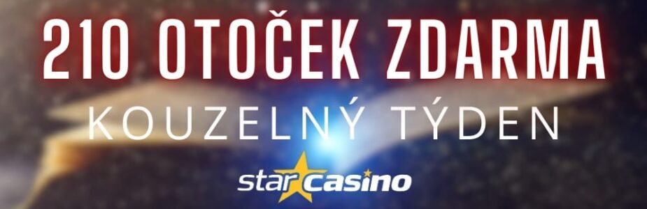 210 free spinů od Star Casina