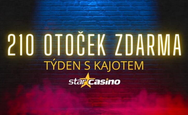 210 otoček zdarma od Star Casina