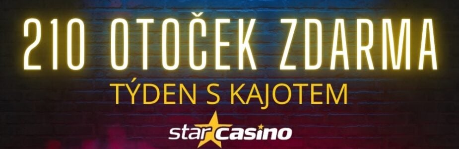 210 otoček zdarma od Star Casina