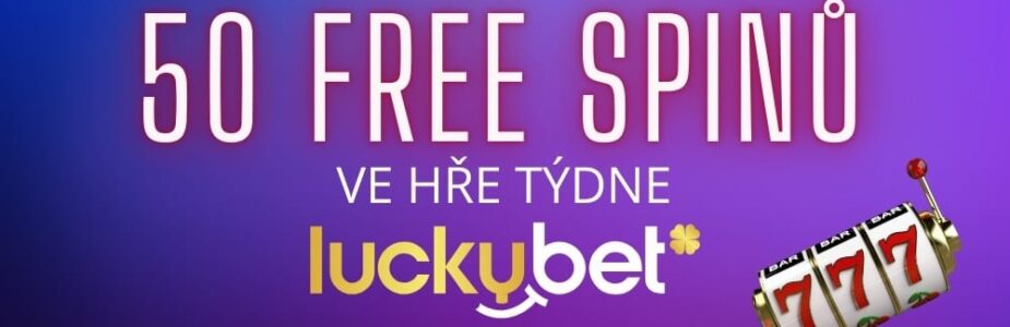 Užij si free spiny s novou hrou týdne u Luckybetu!