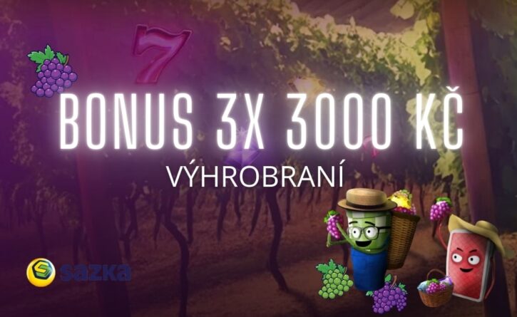 Utrhni si šťavnatý bonus z Výhrobraní v Sazka hrách.