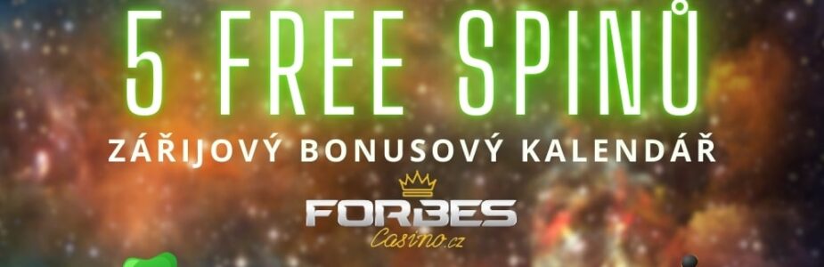 5 free spinů od Forbesu