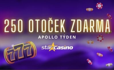 Apollo týden s free spiny na Star Casinu