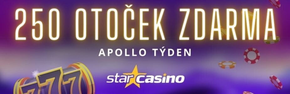 Apollo týden s free spiny na Star Casinu