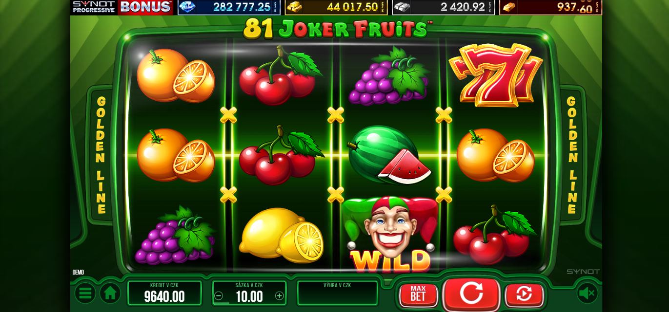 81 Joker Fruits od SYNOT Games