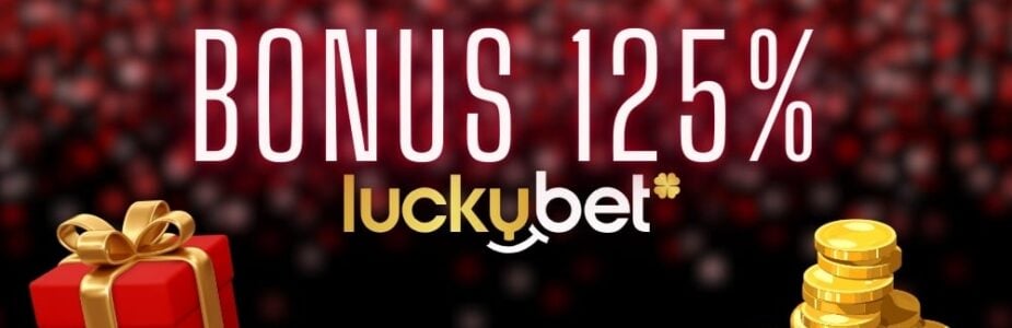 Získej bonus 125% od LuckyBet casina!