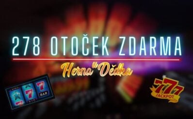 Roztoč dnes automaty V Herně u Dědka a získávej free spiny!