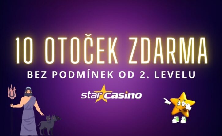 10 otoček zdarma od Star Casina