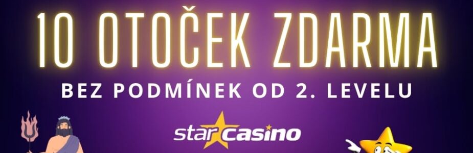 10 otoček zdarma od Star Casina