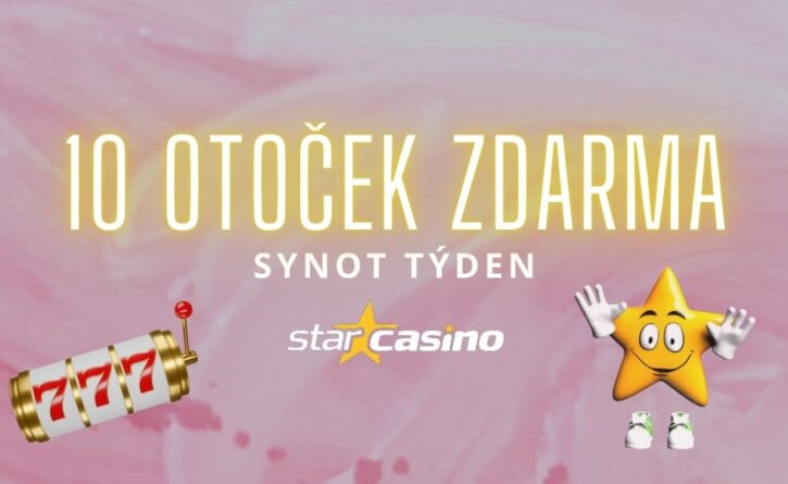 10 free spinů ve Star casinu!