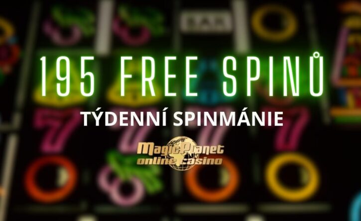 195 free spinů v Magic Planet