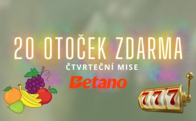 Zůčastni se čtvrteční mise od Betana o 20 free spinů!