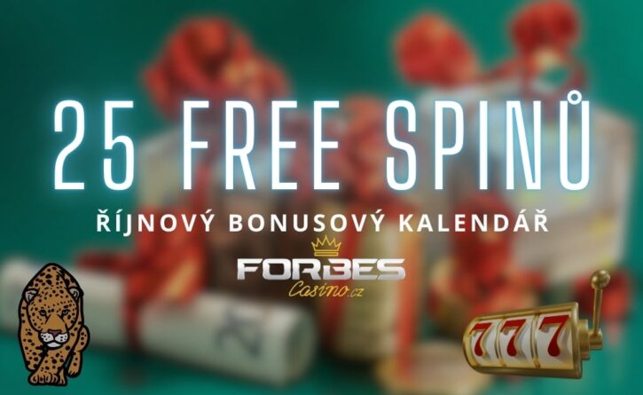 Získej dnes 25 free spinů z Forbes bonusového kalendáře!