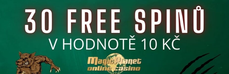 30 free spinů od Magic Planet