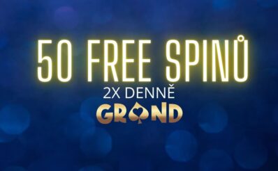 Získej 50 free spinů 2x denně!