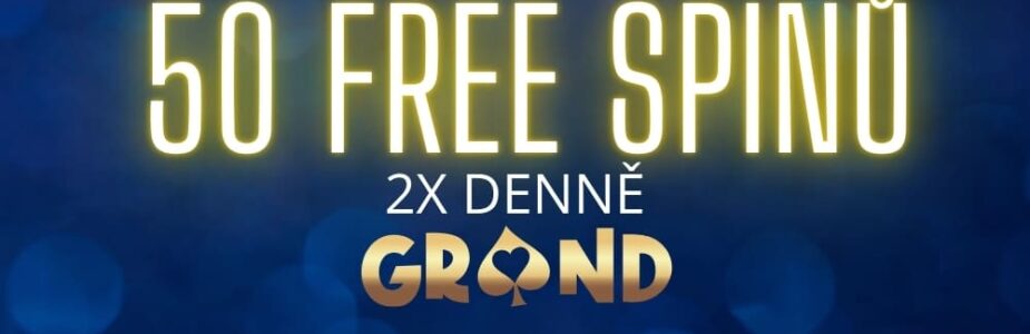 Získej 50 free spinů 2x denně!