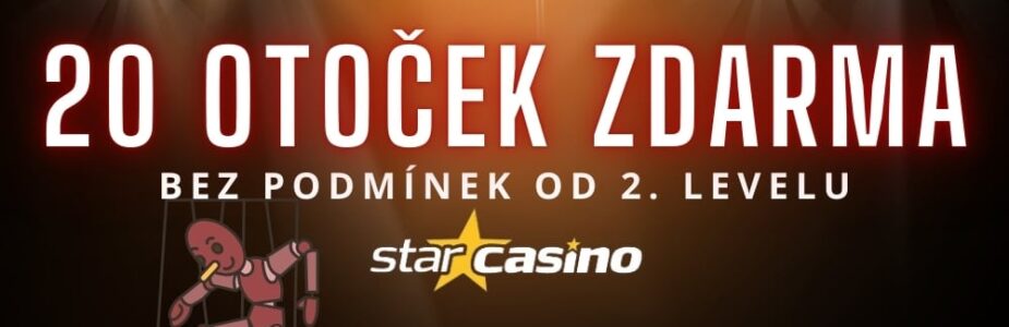 20 free spinů bez podmínek od Star Casina