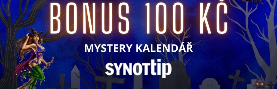 Bonus 100 Kč u Synottipu z Mystery kalendáře