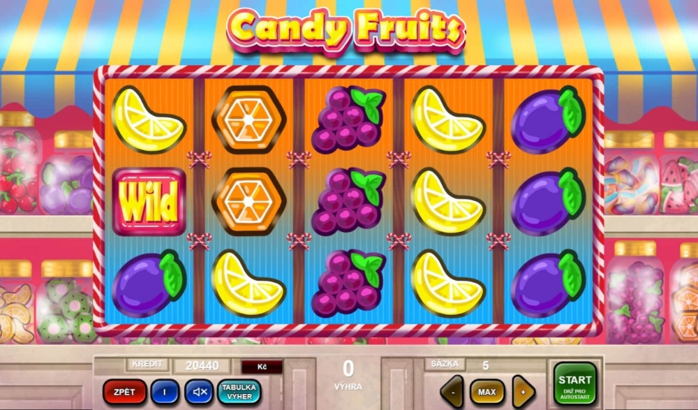 Hra Candy Fruits od Adell