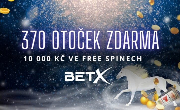 10 000 Kč ve free spinech u BetX