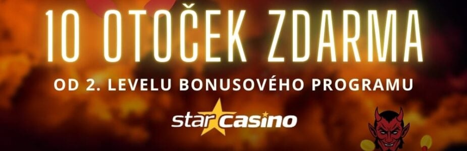 10 free spinů od Star Casina