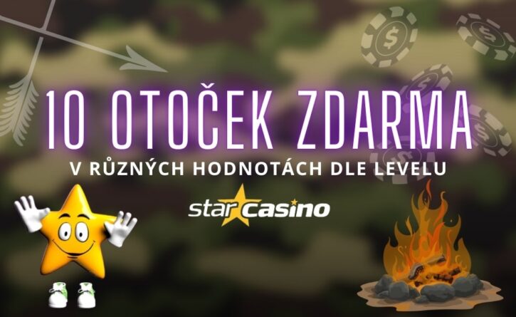 Užij si 10 loveckých free spinů u Star Casina