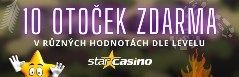 Užij si 10 loveckých free spinů u Star Casina