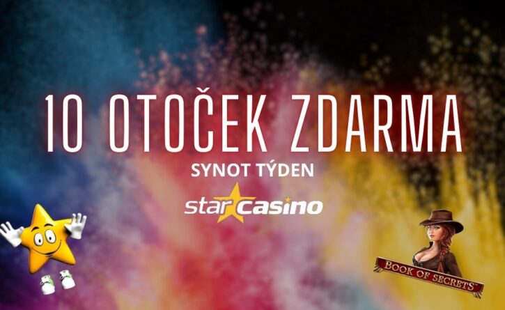 Získej 10 otoček zdarma od Star Casina!