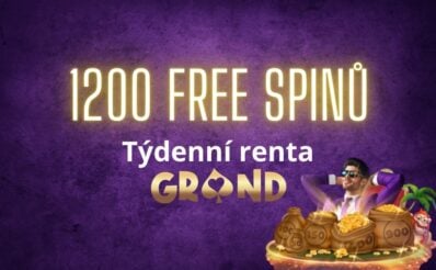 1200 free spinů od Grandwinu