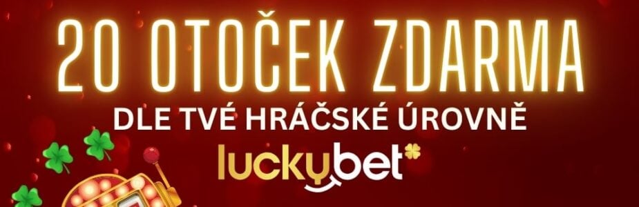 20 free spinů od luckybetu