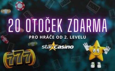 Užij si free spiny od 2. levelu ve Star Casinu