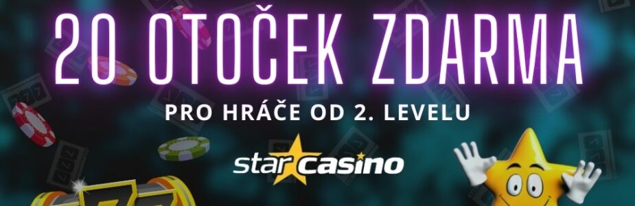 Užij si free spiny od 2. levelu ve Star Casinu