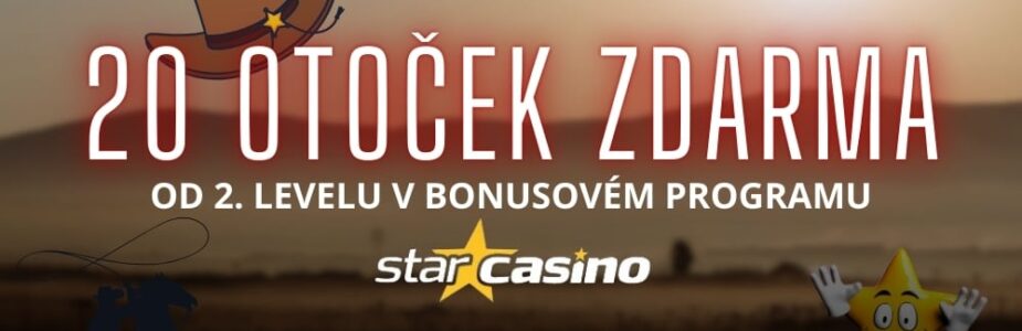 20 otoček zdarma od Star Casina