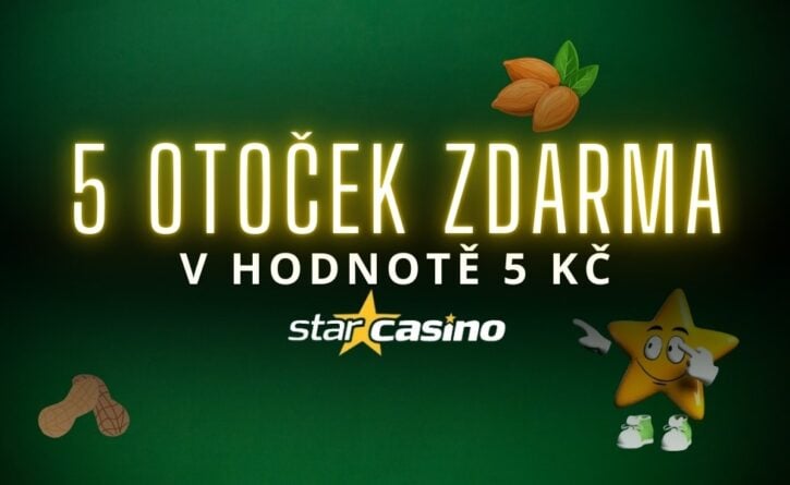 5 free spinů od Star Casina