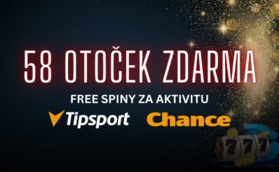 58 free spinů od Tipáče a Chance