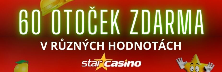 60 otoček zdarma od Star Casina