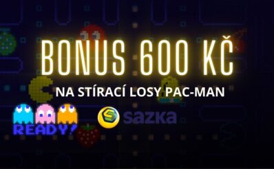 Bonus na stírací losy PAC-MAN u Sazky