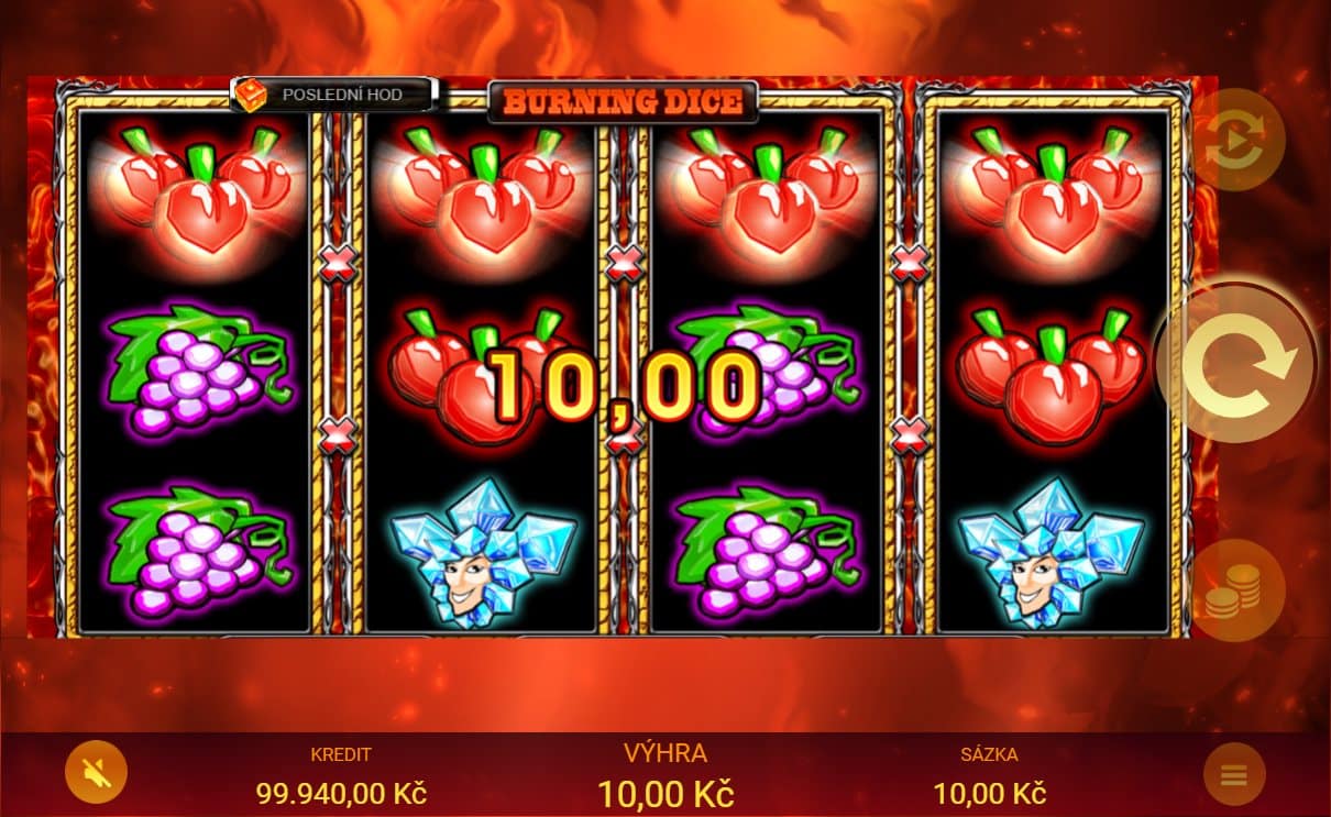 Burning Dice online automat