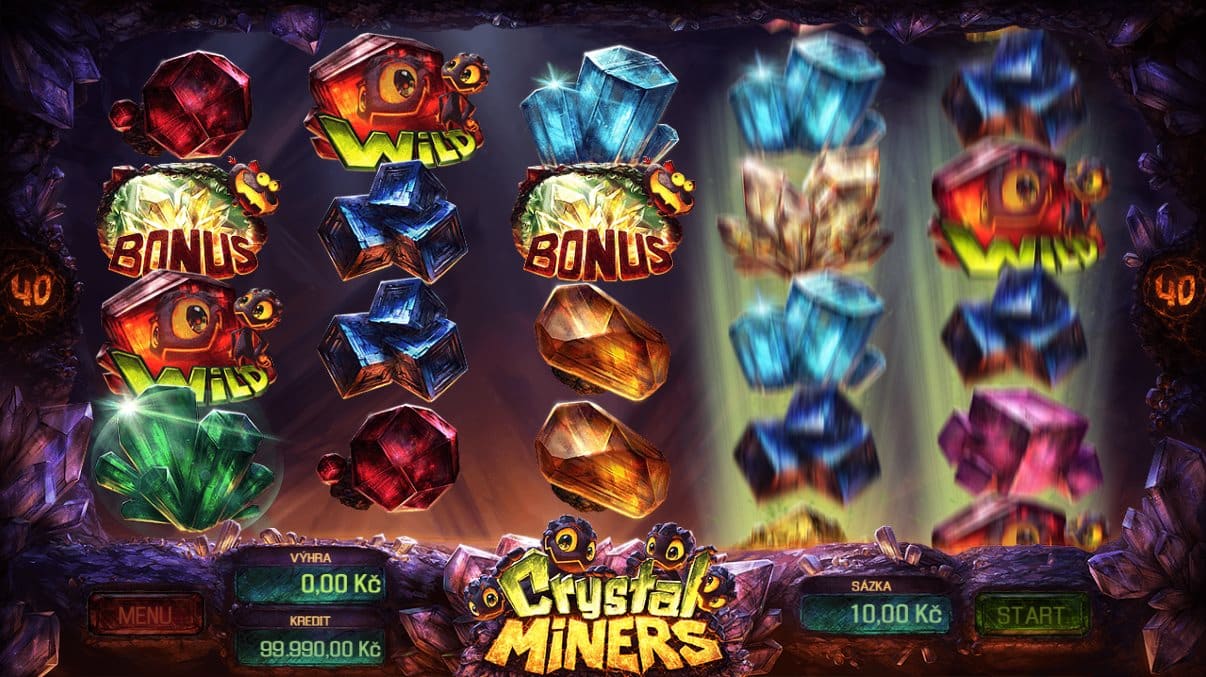 Crystal Miners online automat Scatter symbol